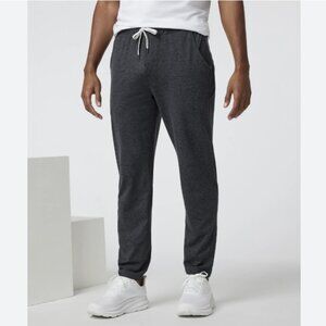 Vuori Ponto Performance Pant DreamKnit Charcoal Heather Grey Straight Leg Medium